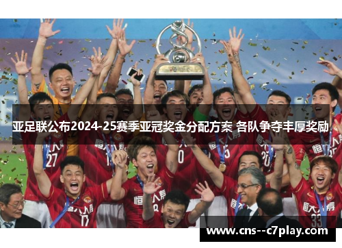 亚足联公布2024-25赛季亚冠奖金分配方案 各队争夺丰厚奖励 亚足联公布2024-25赛季亚冠奖金分配方案 各队争夺丰厚奖励